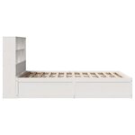 vidaXL Cadre de lit sans matelas blanc 120x200 cm bois de pin massif