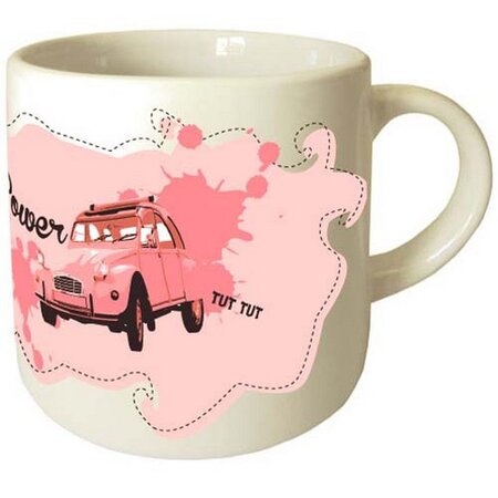 Tasse expresso en céramique girls power by cbkreation