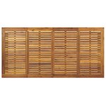 vidaXL Table de jardin et pieds en forme de U 180x90x75 cm bois acacia