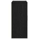 vidaXL Buffet avec tiroir Chêne noir 60 x 31 x 70 cm Bois d'ingénierie