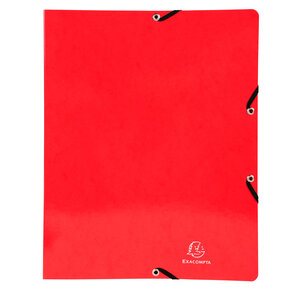 Classeur à élastiques 4 anneaux 15mm Iderama - A4, couleur aléatoire EXACOMPTA