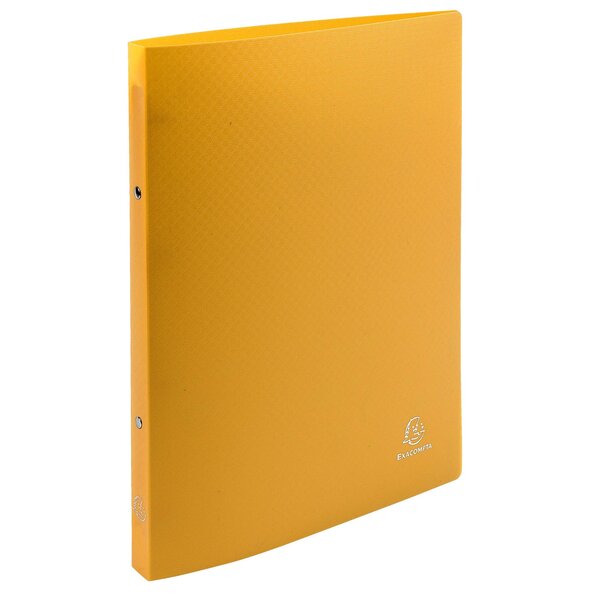 Classeur 2 Anneaux 15mm Polypropylène Opak - A4 - Jaune - X 25 - Exacompta