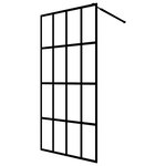 vidaXL Écran de douche Verre trempé dépoli 100x195 cm