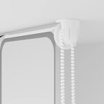 vidaXL Store enrouleur de douche 100x240 cm largeur du tissu 96 cm