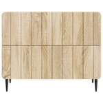 vidaXL Cabinet de chevet avec tiroir Chêne Sonoma 62 x 34 5 x 49 5 cm