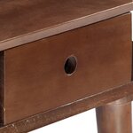 Vidaxl table console 110 x 35 x 76 cm bois d'acacia massif