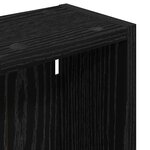 vidaXL Armoire murale de salle de bain Chêne Noir 20 x 14 x 70 cm