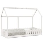 vidaXL Cadre de lit d'enfants forme de maison sans matelas 90x200 cm
