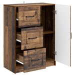vidaXL Buffet Bois ancien 66 x 34 5 x 87 cm Bois d'ingénierie