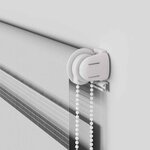 vidaXL Store zèbre gris clair largeur du tissu 105 9 cm polyester