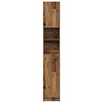 vidaXL Armoire de salle de bain vieux bois bois d'ingénierie