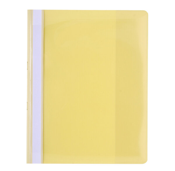 Chemise à lamelle Premium PVC A4+ jaune EXACOMPTA