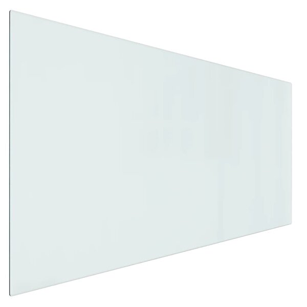 vidaXL Plaque de verre pour cheminée rectangulaire 120x60 cm