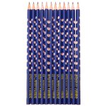 Crayon graphite triangulaire Groove Slim avec grip zone pour gaucher et droitier HB x 12 LYRA