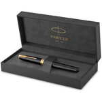 PARKER Sonnet Stylo plume  Noir  Plume fine  encre noire  Coffret cadeau