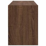 vidaXL Étagère à chaussures empilable chêne marron 89 5x30x40 cm