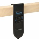 vidaXL Sommier à lattes Marron 100 x 190 cm Bois de hêtre massif