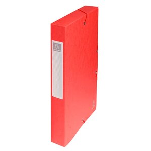 Boite De Classement Exabox Dos 40mm Carte Lustrée - A4 - Rouge - X 8 - Exacompta