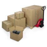 Caisse carton brune triple cannelure raja 48x30x33 cm (lot de 10)