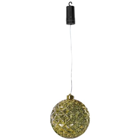 Luxform Lampe suspendue à LED à piles Ball Diamonds Doré