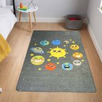 Tapis pour chambre Enfant 120 x 160 cm - Gris