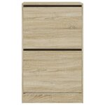 vidaXL Armoire à chaussures chêne sonoma 60x34x96 5 cm bois ingénierie