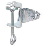 vidaXL Pinces à parasol pour balcon 2 Pièces 32 mm acier