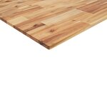 vidaXL Dessus de table rectangulaire 120x50x2 cm bois massif d'acacia