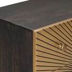 vidaXL Armoire à tiroirs avec tiroir Laiton 75 x 30 x 65 cm