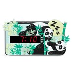 Bigben interactive r15 – panda horloge analogique multicolore
