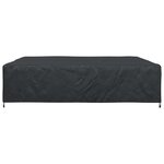 vidaXL Housse pour mobilier d'extérieur Noir 300 x 300 x 70 cm 420D