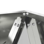 vidaXL Jardinière 2 Pièces Argent 30 x 30 x 30 cm Acier galvanisé