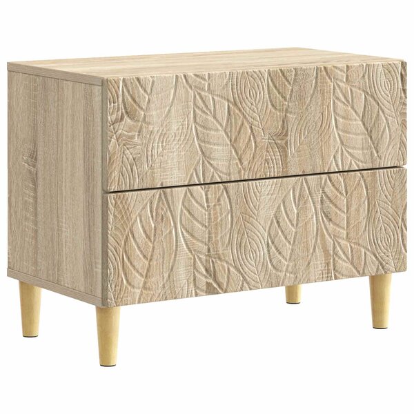 vidaXL Table de chevet Chêne Sonoma 62 x 34 5 x 48 cm
