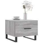 vidaXL Table basse Sonoma gris 50x50x40 cm Bois d'ingénierie