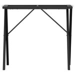 vidaXL Pieds de table à manger cadre en X 80x40x73 cm acier