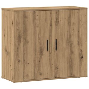 vidaXL Buffet chêne artisanal 80x33x70 cm bois d'ingénierie