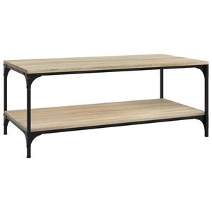 vidaXL Table basse Chêne sonoma 80x50x40 cm Bois d'ingénierie