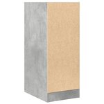 vidaXL Armoire d'apothicaire gris béton 30x41x77 5cm bois d'ingénierie