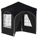 vidaXL Tente de fête pop-up 192 x 192 x 245 cm Anthracite