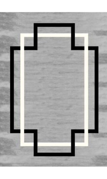 Tapis de salon PROFIL 80 x 150 cm - Gris
