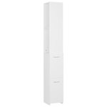 vidaXL Armoire de salle de bain blanc 25x26 5x170 cm bois d'ingénierie