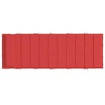 vidaXL Coussin de chaise longue rouge 180x60x4 cm tissu oxford