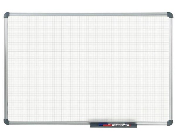 Tableau blanc MAULoffice quadrillé 10x50 90x120 cm Gris MAUL