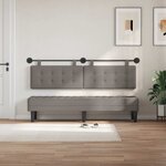 vidaXL Tête de lit suspendue Tissu