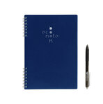 EcoNotebk le carnet A5 réutilisable - Bleu - Pages lignées