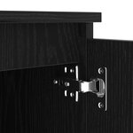 vidaXL Meuble TV Noir 140 x 38.5 x 36 cm Bois d'ingénierie
