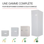 Boite à colis atout blanc 9010 mat sablé
