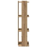 vidaXL Bibliothèque à 3 niveaux chêne artisanal 60x30x120 cm