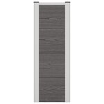 vidaXL Jardinière surélevée Gris 75 x 30 x 22 cm WPC et Aluminium