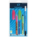 Set d'écriture avec 1 stylo à plume + 1 roller + 1 effaceur - motif aléatoire schneider